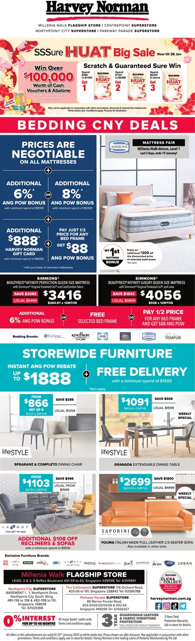 Harvey Norman catalogue in Bukit Merah | Harvey Norman promotion | 18/01/2025 - 25/01/2025