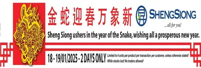 Sheng Siong catalogue in Singapore | 2 Days Special | 18/01/2025 - 19/01/2025