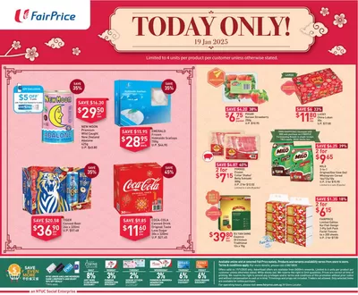 FairPrice catalogue in Singapore | FairPrice Chinese New Year 1-Day Specials {19 Jan 2025} | 19/01/2025 - 26/01/2025