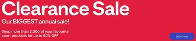 Decathlon catalogue in Singapore | Clearance sale | 20/01/2025 - 31/01/2025