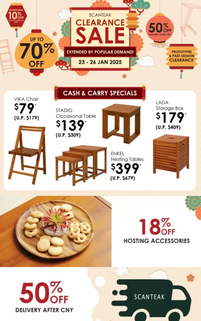 Scanteak catalogue | Clearance sale | 23/01/2025 - 26/01/2025