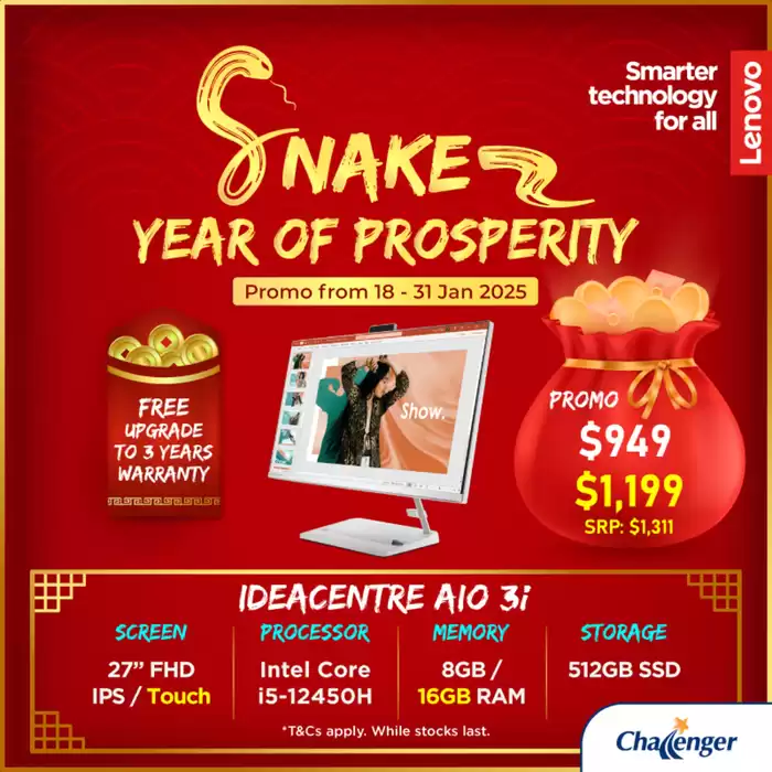 Challenger catalogue | Snake year of prosperity | 20/01/2025 - 31/01/2025