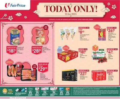 FairPrice catalogue in Singapore | FairPrice Chinese New Year 1-Day Specials {22 Jan 2025} | 22/01/2025 - 05/02/2025