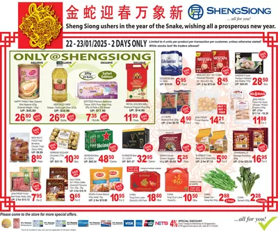 Sheng Siong catalogue in Singapore | 2 Days Special | 22/01/2025 - 23/01/2025