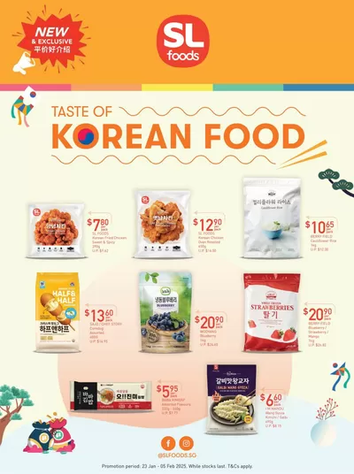 FairPrice catalogue in Singapore | Taste Of Korean Food | 23/01/2025 - 05/02/2025