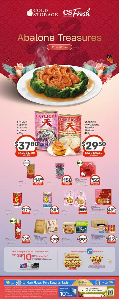 Cold Storage catalogue in Singapore | Abalone Ad | 23/01/2025 - 06/02/2025