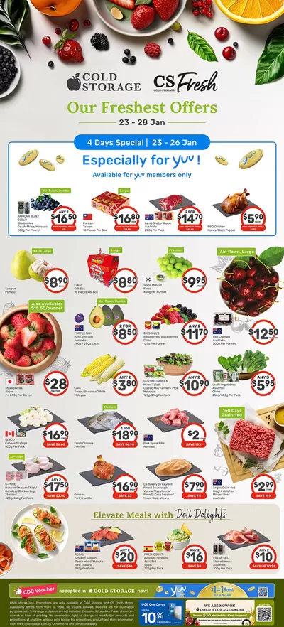 Cold Storage catalogue in Singapore | CS Fresh Ad | 23/01/2025 - 06/02/2025