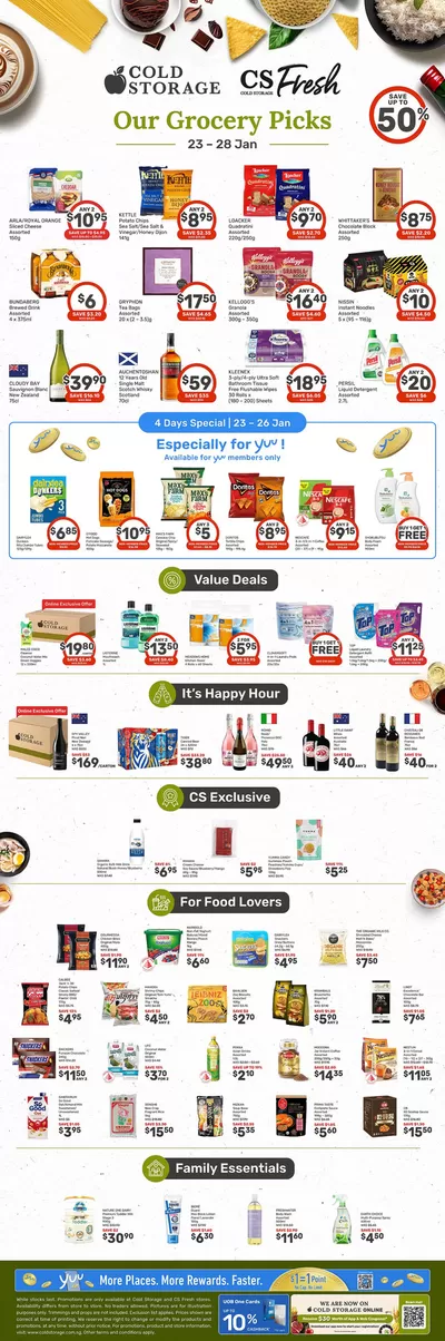 Cold Storage catalogue in Singapore | CS Grocery Ad | 23/01/2025 - 06/02/2025