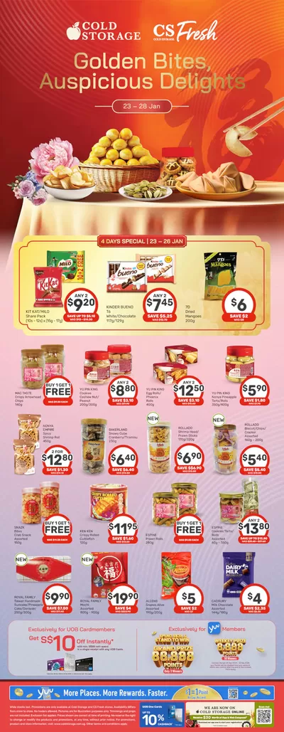 Cold Storage catalogue in Singapore | Snacks Ad | 23/01/2025 - 06/02/2025