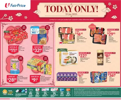 FairPrice catalogue in Singapore | FairPrice Chinese New Year 1-Day Specials {25 Jan 2025} | 25/01/2025 - 08/02/2025