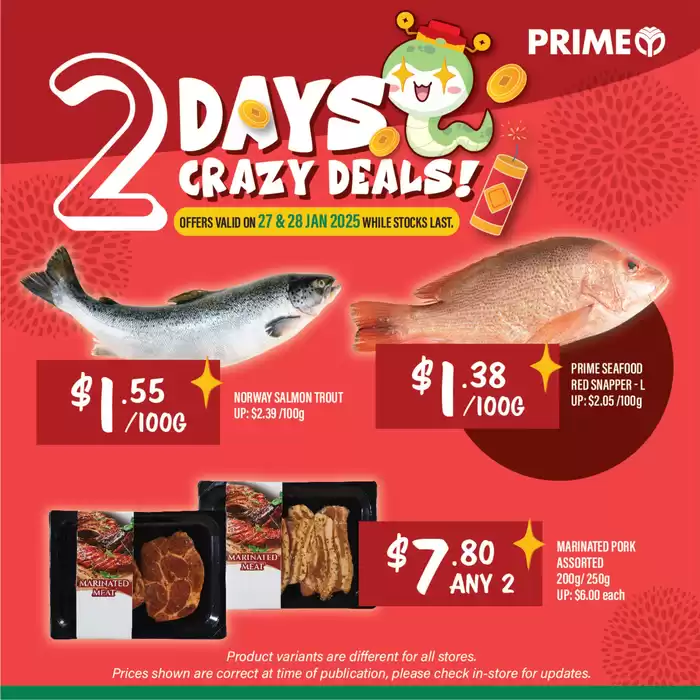 Prime Supermarket catalogue in Singapore | Prime Supermarket promotion | 27/01/2025 - 10/02/2025