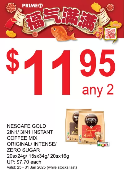 Supermarkets offers in Singapore | Our best offers for you in Prime Supermarket | 27/01/2025 - 10/02/2025