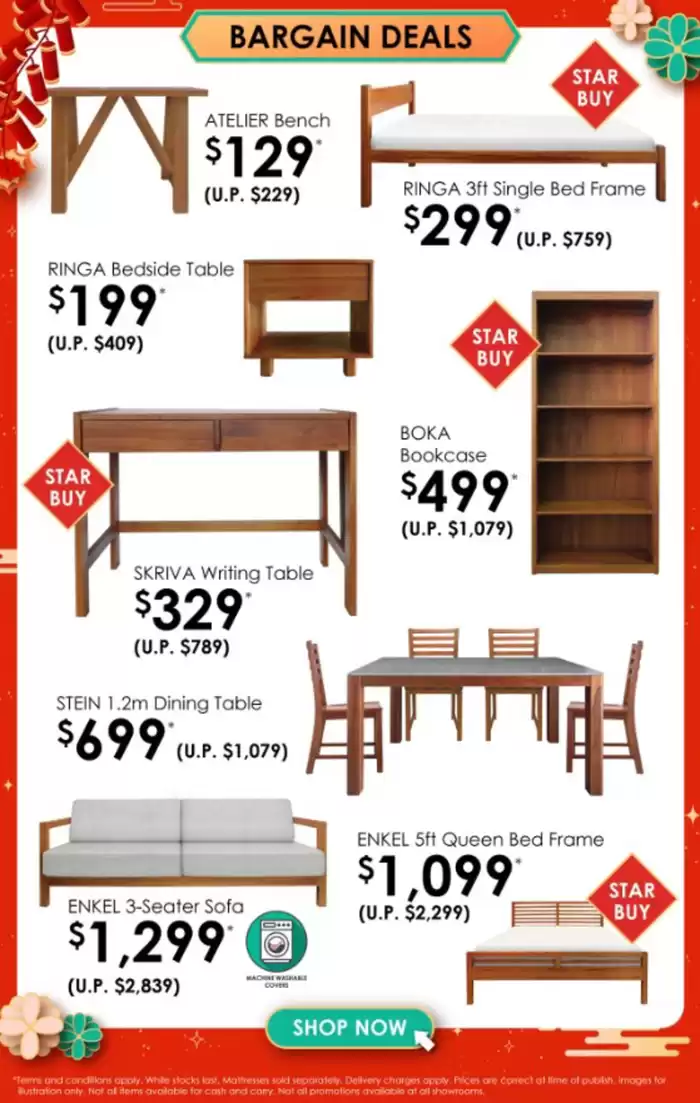 Scanteak catalogue in Singapore | New Year bargain | 27/01/2025 - 16/02/2025