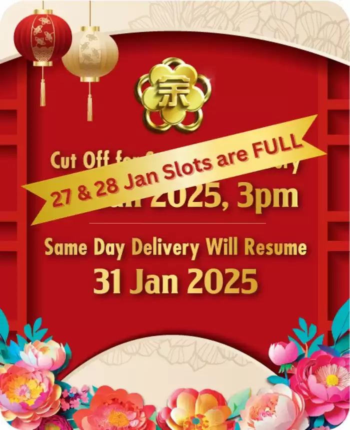 Eu Yan Sang catalogue in Singapore | CNY Slots | 30/01/2025 - 31/01/2025