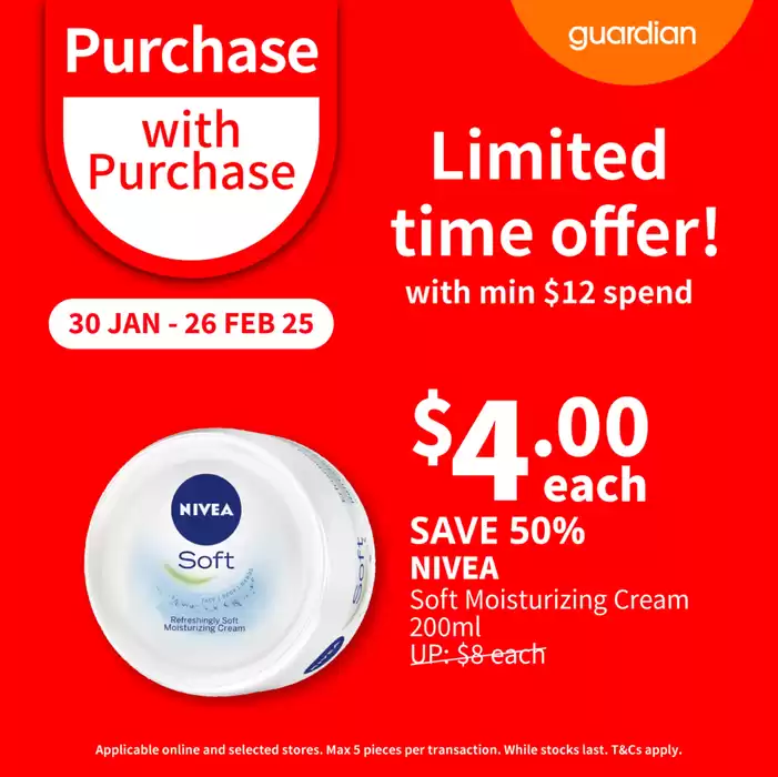 Guardian catalogue in Singapore | Limited time offer | 31/01/2025 - 26/02/2025