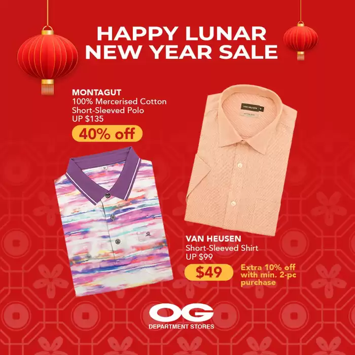 OG catalogue in Singapore | New year sale | 31/01/2025 - 23/02/2025