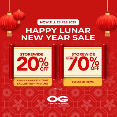 OG catalogue in Singapore | New year sale | 31/01/2025 - 23/02/2025