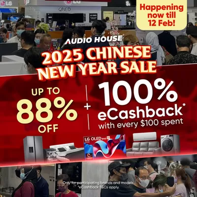 Audio House catalogue in Singapore | Enjoy 100% eCashback | 03/02/2025 - 12/02/2025