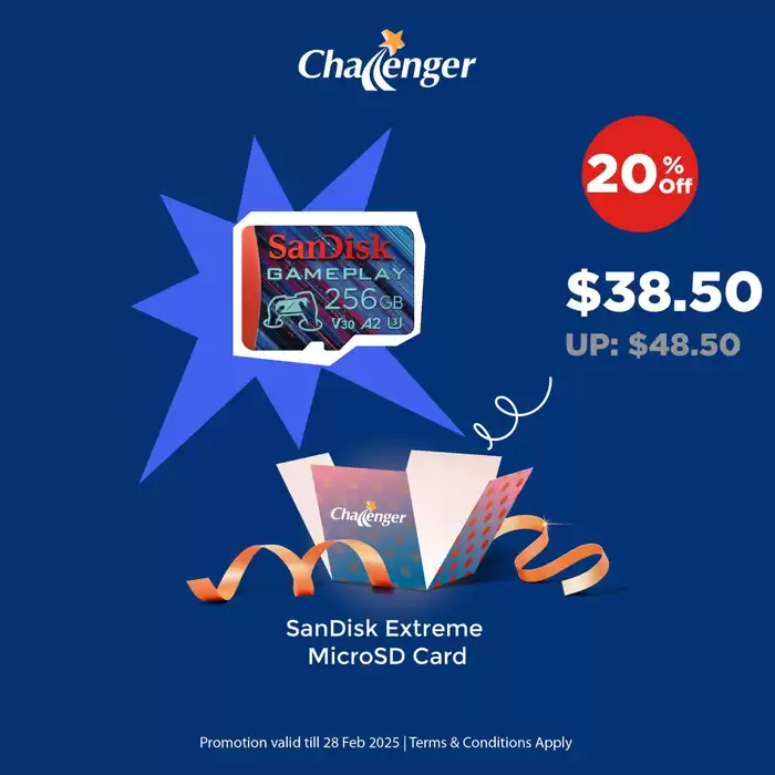 Challenger catalogue in Singapore | Save up to 63% | 04/02/2025 - 28/02/2025