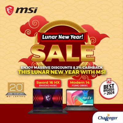 Challenger catalogue in Singapore | Lunar New Year Sale | 04/02/2025 - 28/02/2025