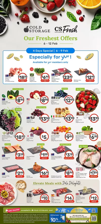 Cold Storage catalogue in Singapore | CS Fresh Ad | 06/02/2025 - 20/02/2025