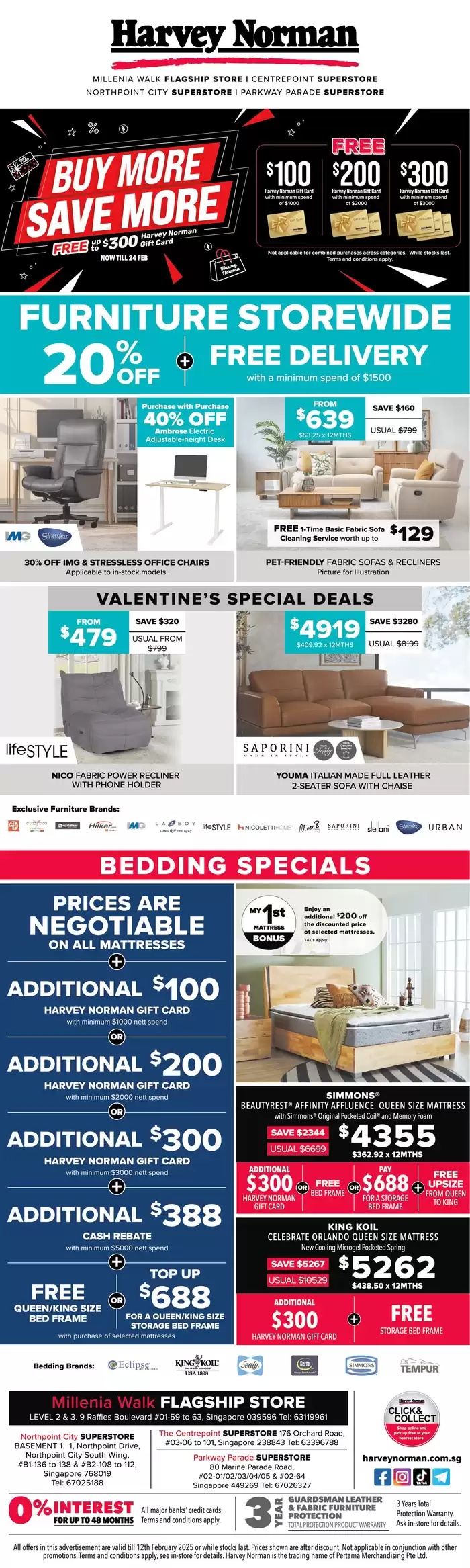 Harvey Norman catalogue in Singapore | Harvey Norman promotion | 08/02/2025 - 22/02/2025