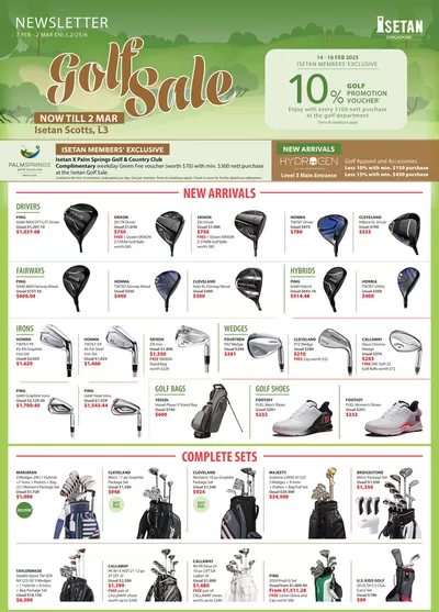 Isetan catalogue in Singapore | Isetan promotion | 12/02/2025 - 26/02/2025