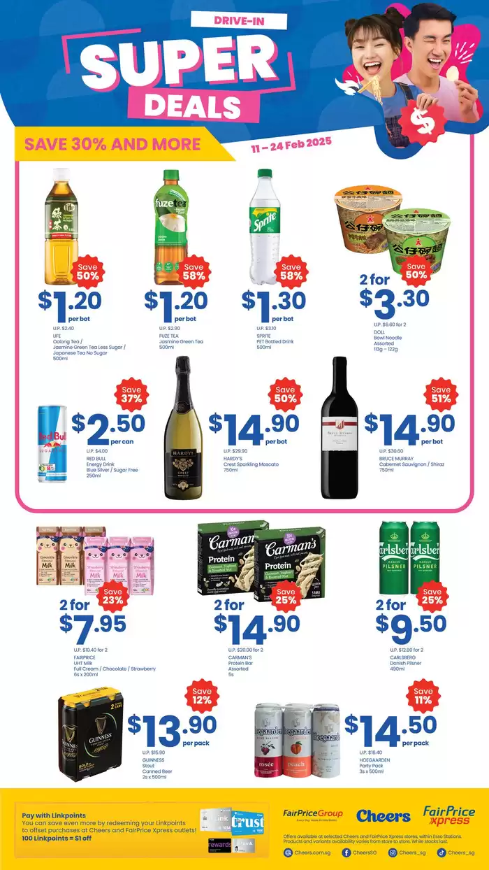 Cheers catalogue | Drive-In Deals | 13/02/2025 - 27/02/2025