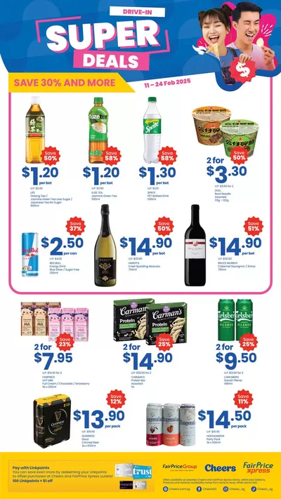 Cheers catalogue in Singapore | Drive-In Deals | 13/02/2025 - 27/02/2025