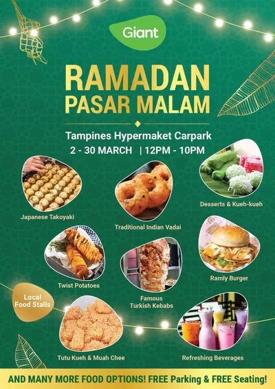 Giant catalogue in Singapore | Ramadan Pasar Malam | 13/02/2025 - 30/03/2025