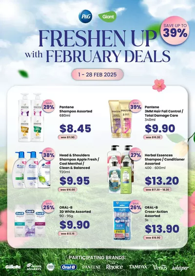 Giant catalogue in Singapore | Giant x P&G | 13/02/2025 - 26/02/2025