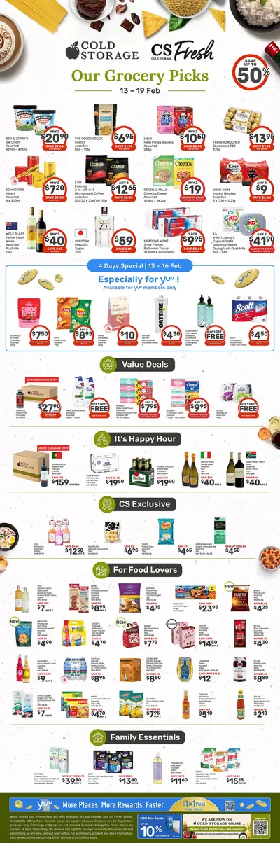 Cold Storage catalogue in Singapore | CS Grocery Ad | 13/02/2025 - 27/02/2025