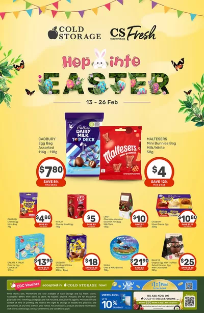 Cold Storage catalogue in Singapore | Easter Ad | 13/02/2025 - 27/02/2025