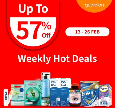 Beauty & Health offers | Weekly hot deals in Guardian | 13/02/2025 - 26/02/2025