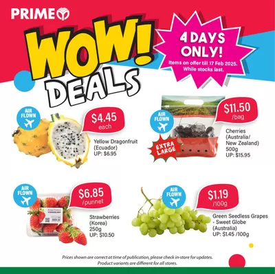 Prime Supermarket catalogue in Singapore | Exclusive deals for our customers | 14/02/2025 - 28/02/2025