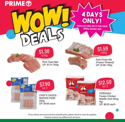 Prime Supermarket catalogue in Singapore | Attractive special offers for everyone | 14/02/2025 - 28/02/2025