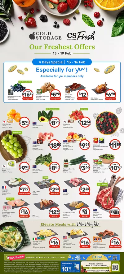 Cold Storage catalogue in Singapore | CS Fresh Ad | 14/02/2025 - 28/02/2025