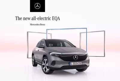 Cars, motorcycles & spares offers | The new all-electric EQA in Mercedes Benz | 14/02/2025 - 31/12/2025