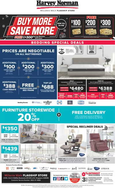 Harvey Norman catalogue in Singapore | Harvey Norman promotion | 15/02/2025 - 01/03/2025