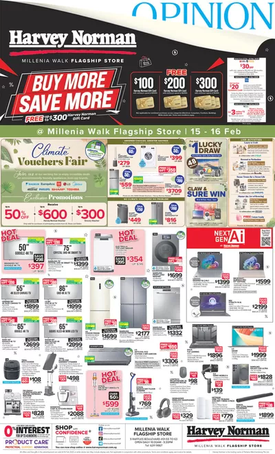 Home & Furniture offers | Special offers for you in Harvey Norman | 15/02/2025 - 01/03/2025