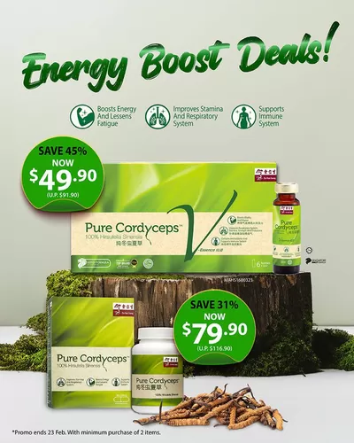 Eu Yan Sang catalogue in Singapore | Energy boost deals! | 19/02/2025 - 23/02/2025