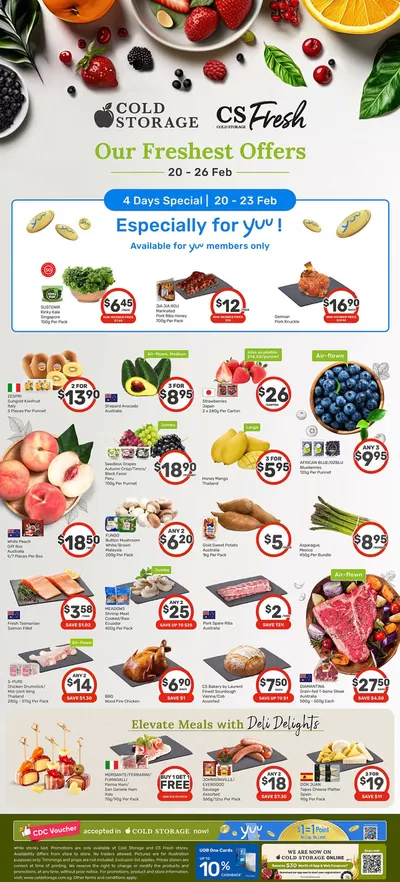 Cold Storage catalogue in Singapore | CS Fresh Ad | 20/02/2025 - 06/03/2025