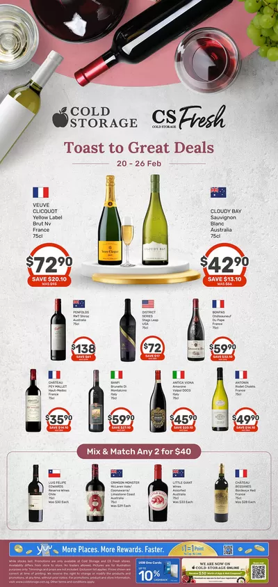 Cold Storage catalogue in Singapore | Toast to Great Deals | 20/02/2025 - 06/03/2025