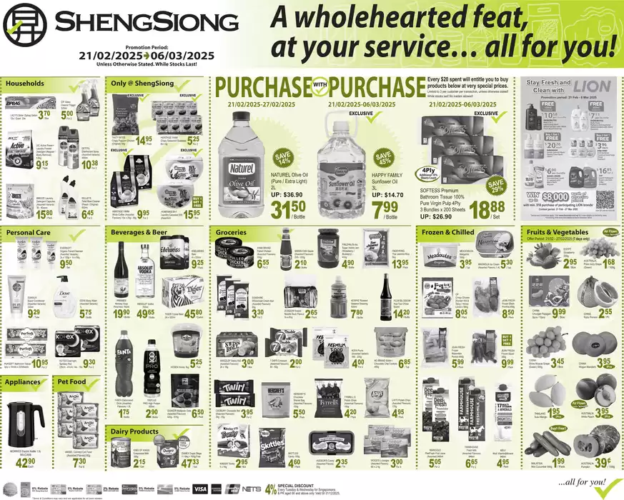 Sheng Siong catalogue in Singapore | Monthly Promotion | 21/02/2025 - 07/03/2025