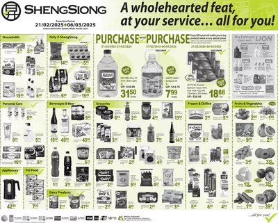 Supermarkets offers | Monthly Promotion in Sheng Siong | 21/02/2025 - 07/03/2025