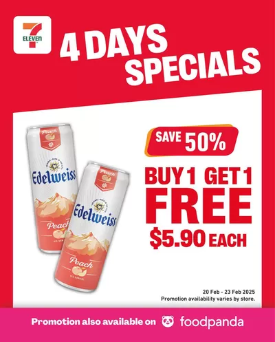 7 Eleven catalogue in Singapore | Top deals and discounts | 22/02/2025 - 08/03/2025