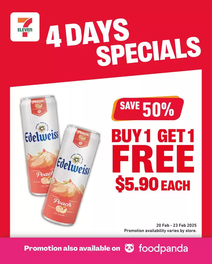 7 Eleven catalogue in Singapore | Exclusive bargains | 23/02/2025 - 09/03/2025