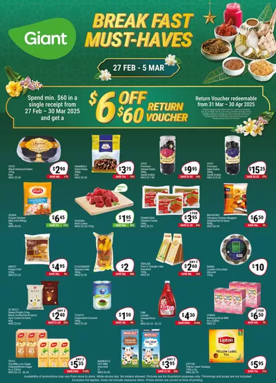 Giant catalogue in Singapore | Break Fast Must-Haves | 27/02/2025 - 05/03/2025