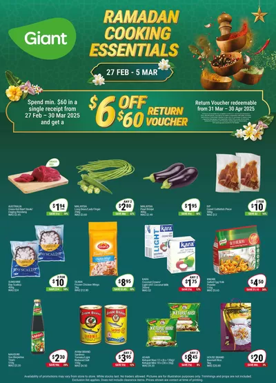 Giant catalogue in Singapore | Ramadan Cooking Essentials | 27/02/2025 - 05/03/2025