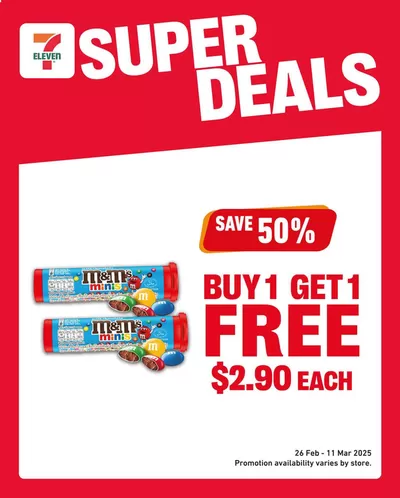 7 Eleven catalogue in Singapore | Exclusive bargains | 26/02/2025 - 11/03/2025